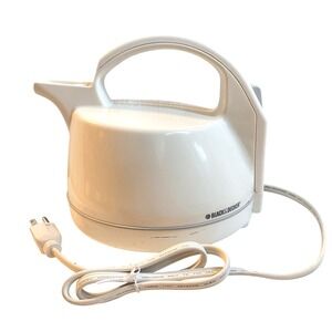 Vintage Black & Decker Electric Tea Water Whistling Kettle Model KE2010A 1500w
